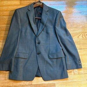WOOL Calvin Klein Gray Men's Suit